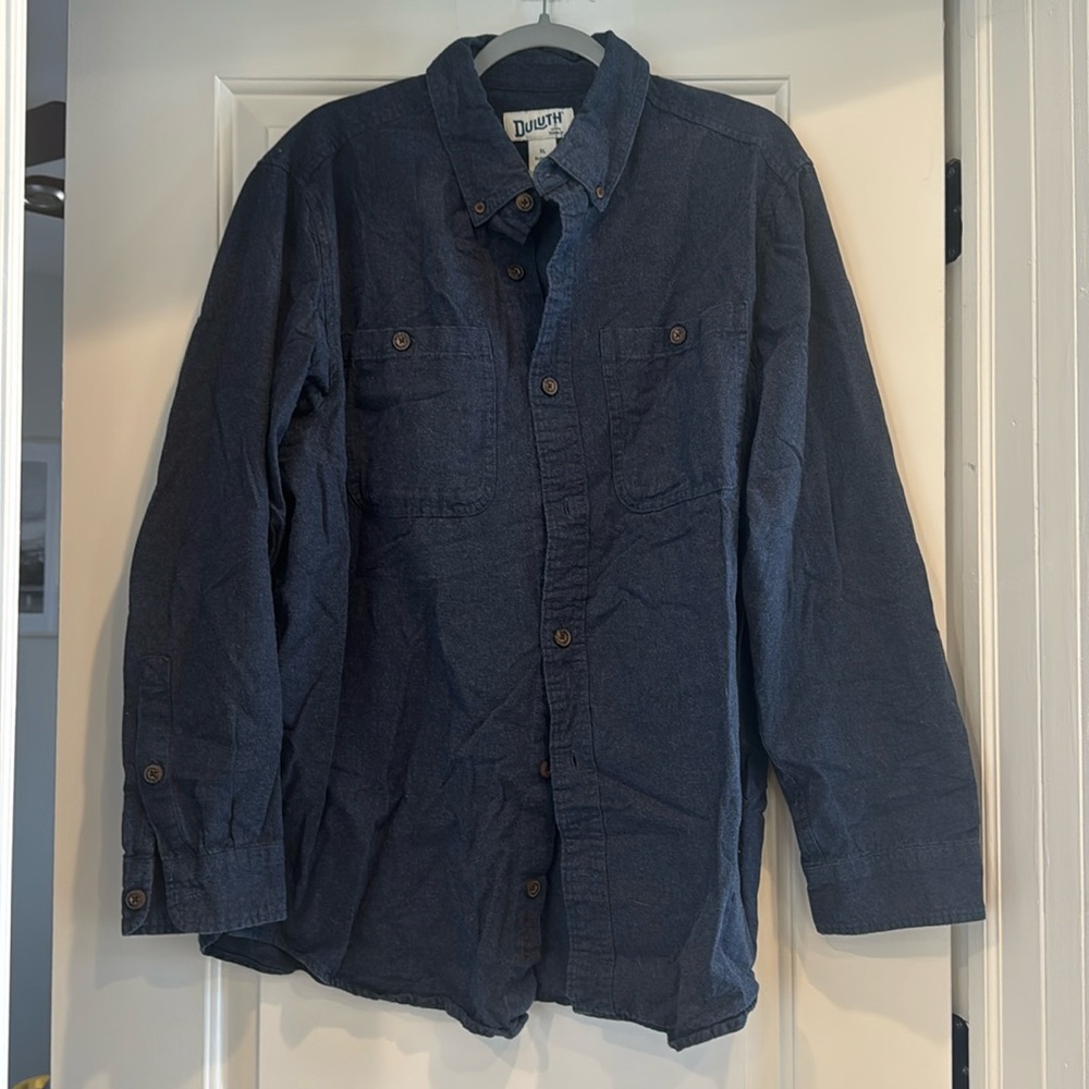 Deluth Trading shirt. XL Slim Fit. Demim fleece